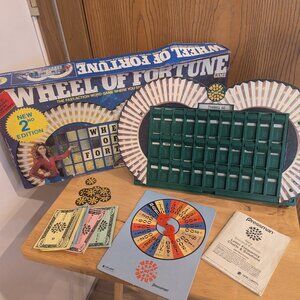 VTG 1985 Wheel of Fortune Board Game 2nd Edition-Family Game Night- Complete